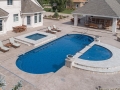 Custom Fiberglass Pool and Spa