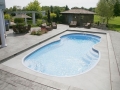 Freeform Fiberglass Pool